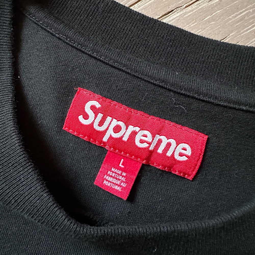 Supreme Small Box Tee Black Size L